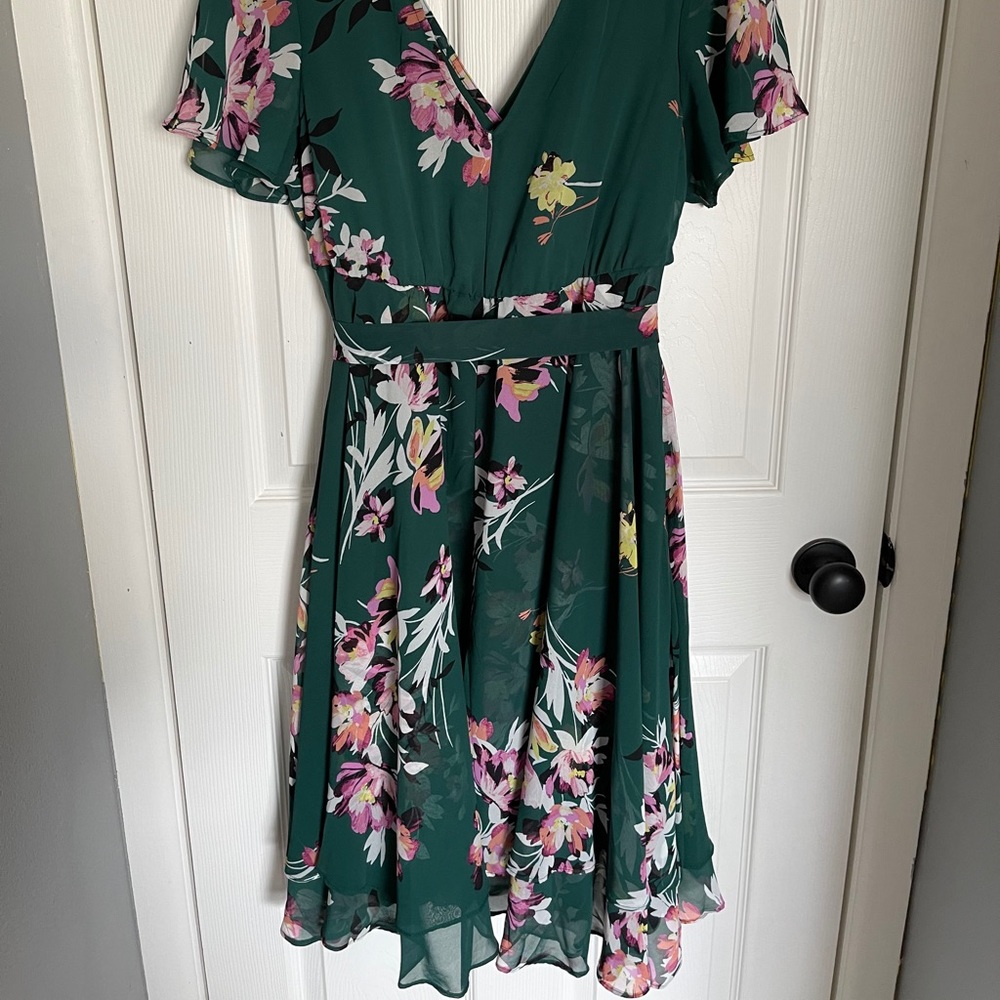 Torrid Floral Chiffon Dress